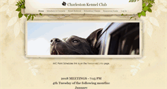 Desktop Screenshot of charlestonkennelclub.org